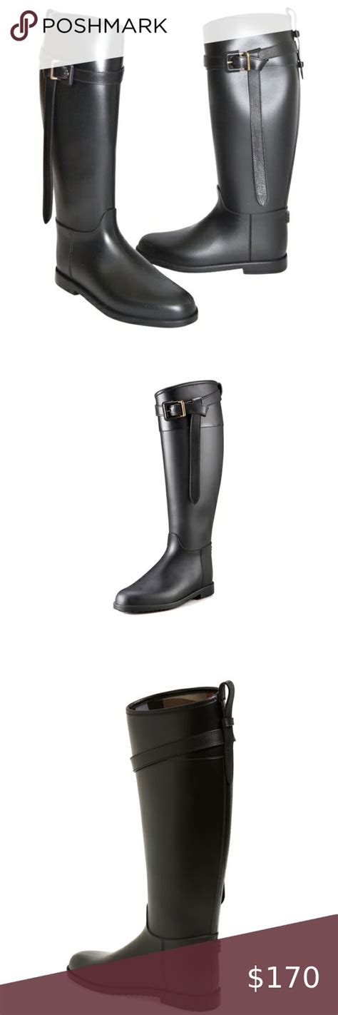 burberry roscot riding rain boots|burberry rain boots outlet.